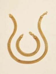 Necklace Earrings Set Selead Elegant Gold Plated Bracelet Ladies Wedding Jewelry Latest
