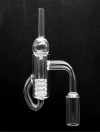 Quartz Diamond Loop Banger Nail Oil Knot Recycler Quartz Banger Nail Carb Cap Dabber Insert Bowl 10mm 14mm 18mm Male Female1606494