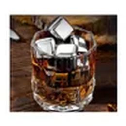 Buckets And Coolers 304 Stainless Steel Ice Cube Reusable Chilling Stones For Whiskey Keep Your Drink Longer Cold Metal Red Wine Cooling ZZ