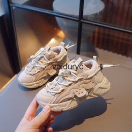 Sneakers Dress Shoes 2023 Spring Autumn and Winter Childrens Mesh Sports Shoes Waterproof Leather Top Dads Shoes Boys and Girls Warm Casual Cotton ShoesH240307