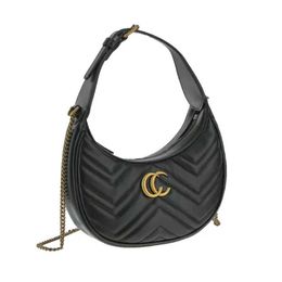 70% Factory Outlet Off Women's Handbag Underarm Bag Crescent Moon Handbags Women Letters Aphrodite Chain Purse on sale