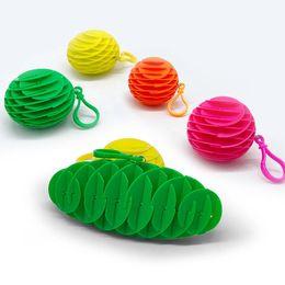 Sensory Deformable Plastic Shrapnel Decompression Worm Toy Fidget Worm keychains Small Potato Palm Play Pinch Fun Stress Relief Toy JJ 3.7