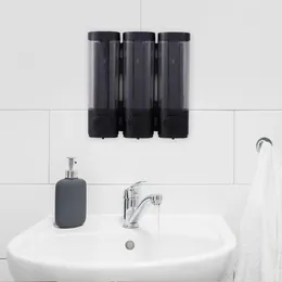 Liquid Soap Dispenser Wall-mounted Wall Mounted Shower For Shampoo Conditioner No Drill Bathroom Supplies Easy