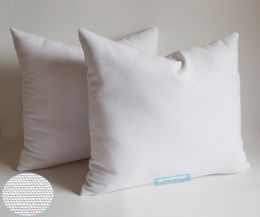 50pcs All Size 8 Oz Natural White Semi White Colours Cotton Canvas Pillow Case Blank Pillow Cover For Embroidery Screen Print8609440