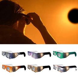 Eclipse Viewing Glasses with UV Protection Color Sun Image Printing Lightweight Unisex Style Direct Design 240307