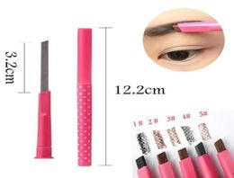 Pro Ladies Waterproof Longlasting Brown Eyebrow Pencil Brow Eye Liner Pen Makeup Cosmetic Beauty Tools maquillage Drop 9367975