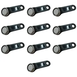 Bowls 10pcs DS1990A-F5 TM Card IButton Tag With Wall-mounted Black