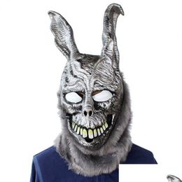 Party Masks Animal Cartoon Rabbit Mask Donnie Darko Frank The Bunny Costume Cosplay Halloween Maks Supplies 220826 Drop Delivery Dhn4D