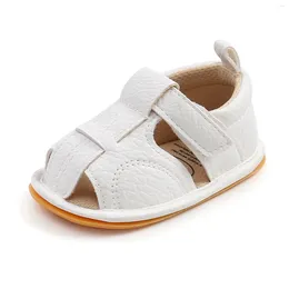 Sandals Baby Toddler Sneakers Unisex First Walker Shoes Solid Color Soft Sole Roman