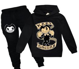 Baby Sweatshirt Set Fashion Tshirts Pants Clothing Bendy and The Ink Machine Kids Clothes Set for Boys Outfits Children039s Ho3858778