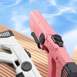 Gun Toys High Pressure Automatic Summer Water Electric Outdoor Pool Toy Summer Beach Outdoor Fight Fantasy Toys for Boys Kids GameL2403