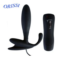 ORISSI Silicone 7 Speed Prostata Massage Vibrating Butt Plug Anal VibratorProstate Massage Device Adult Sex Toy D181105056063222