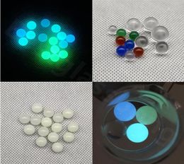 4mm 6mm 8mm 10mm 12mm Smoking Quartz Terp Pearl Ball Bead Insert Clear Colorful Luminous For Oil Dab Rigs Nails Banger Bong3860389