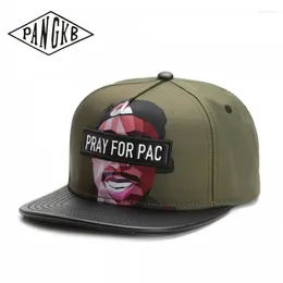 Ball Caps PANGKB Brand PACASSO CAP Fashion Hip Hop Army Green Headwear Snapback Hat For Men Women Adult Outdoor Casual Sun Baseball