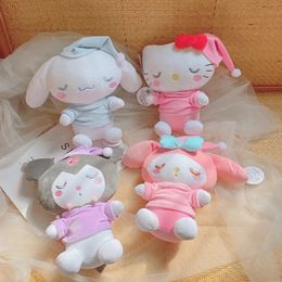 2024 20cm New Kuromi Plush Toys Japanese JK Soft Stuffed Peluches Doll Ornament Series Cartoon kids toy Gift for Girls