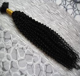 Bulk afro kinky curly braiding hair 100 no weft human hair bulk for braiding 100g No Weft Human Hair Bundles5401849