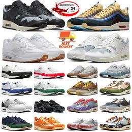 designer 1 running shoes for men women sneakers Sean Wotherspoon Monarch Noise Aqua Anniversary White Gum mens trainers sports
