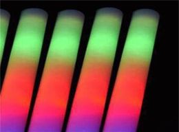 LED Foam Stick Colourful Flashing Batons Red Green Blue Light Up Sticks Festival Party Decoration Concert Prop 771 X24485704