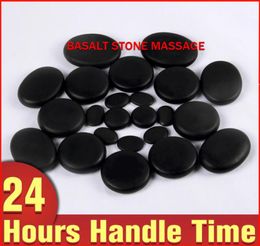 28pcs Packing Sell Massage Stones Massage Stone Set Spa Rock Basalt Stone For Back Pain Relieve1126525