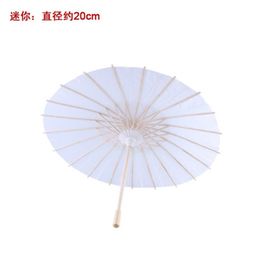 bridal wedding parasols White paper umbrellas Chinese mini craft umbrella 4 Diameter 20 30 40 60cm wedding umbrellas for whole5483353