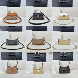 Luxury designer bag women handbag shoulder bag jacquard underarm Bag co 24 ach flip over crossbody Bag fashion womens hobo bags with box