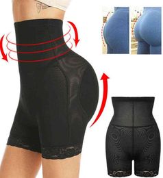 Booty Enhancer High Waist Trainer Lifter Tummy Control Panties Underwear Briefs Shapewear With Pad Shorts Body Shaper For Woman2553006426