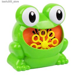 Novelty Games Baby Bath Toys Bubble Machine automatic bubble blower suitable for childrens indoor and outdoor Birthday party garden games Q240307
