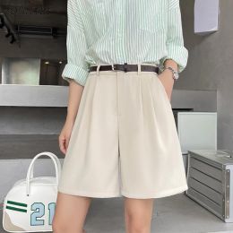 Shorts 6 Colors Wide Leg Shorts Women Loose High Waist OL Unisex Streetwear Young Schoolgirls Summer Casual New Arrival Preppy Mujer BF