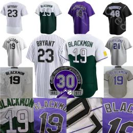 2024 Custom Baseball Jerseys Nolan Arenado Trevor Story Charlie Blackmon David Dahl Daniel Murphy Ian Desmond jersey