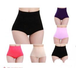 Fashion sexy womens high waist tummy control body shaper briefs slimming pants waist trainer waist cincher9062507