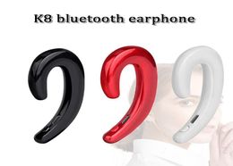 K8 wireless bluetooth headphone earphones sport headsets hand stereo sports sweatproof headset with mic for pc tablet5698998