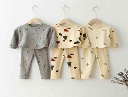 Kids Clothing Sets Sweatshirt Tops Pants Spring Toddler Boys Girls Clothes Tracksuit Baby Pyjamas Children 2108046461836