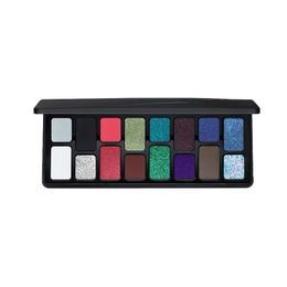 Qian Yan 24 Colours Eye Shadow Pallete Black Pink Blue Cowherd Sequins Matte Make Up Palette 240304