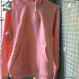 Kith Hoodie Embroidery Kith T Shirt Sweatshirts Men Women Box Hooded Sweatshirt Quality Inside Tag 601