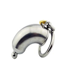 Male Stainless Steel Device Bondage Cock Cage with Urethral Locking Tube CD0083107920