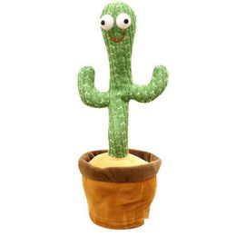 Stuffed & Plush Animals Cactus Baby Toy P Dancing Hy Wy Plant Sing Enchanting Py For Octopus Christmas Gifts Dance Peluche Drop Delive Dhuf8