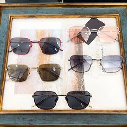 New spring trend High Quality titanium Sunglasses for men and women Business Retro eye protection UV protection UV400 Sunglasses Square frame SPR 54WS glasses