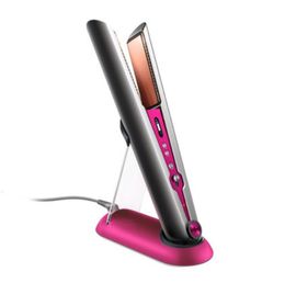 Dropship Top Hair Straightener 2 In 1 Curler HairStraightener Rosepink Fuchsia Colour Stock with High Quality8856931