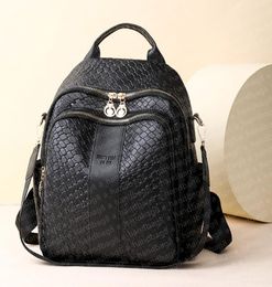 Designer backpack fashionable Korean version leisure travel backpackmultifunctional woven versatile backpack handbag crossbody bag