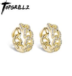 Ear Cuff TOPGRILLZ Pequeno Clipe Brincos Para Mulheres Vintage Simples GoldWhite Gold Jewelry Acessórios 2211071643070