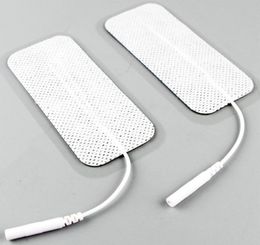 Rectangle EStim Electrode Pad Unit Tens Acupuncture Digital Therapy Machine Massager Erotic Replacement Pads1637011