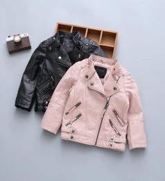 Pu Boys Kids Spring Winter Coats With Fur Leather Jacket Girls Winter Outdoor Jackets Children Strong3267856