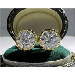 Igi Gia Certified Lab Grown Diamond 14k Gold Stud Earrings Dainty Cvd Solitaire Women Christmas Valentines Gif
