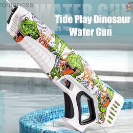 Toys Gun Gun Toys Dinosaurs Electric Water Gun Toy Full Automatic Summer Water Toy Swimming Pool Beach Toys For Kids Children Boys Girls Adults 240307