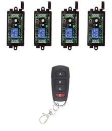 Wireless Remote Control Switch 315 433 MHz DC 9V 12V 24V Module 1CH 4 CH Button RF Remote Control For Light and Door5604857