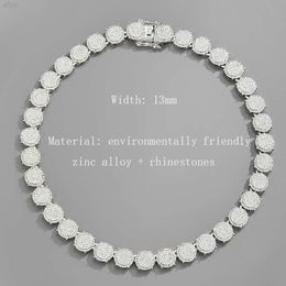 Hip Hop 8 Inches 18 Cuban Chain Diamonds Bracelet Fine Jewellery Necklace Link Gift for Dearling