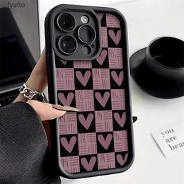 Cell Phone Pouches Cute Love Heart Couples Camera Protection Case For11 Pro Max Pro Max Max Soft Back CoverH240307