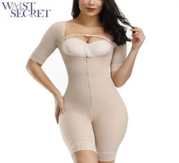 WAIST SECRET Women Waist Trainer Full Body Shaper Leg Arm Tummy Control Panties Bust Push Up Shapewear Butt Lifter Bodysuit CX20061706080