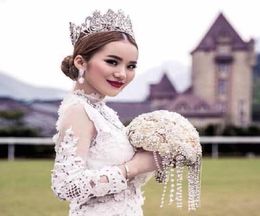 The bride039s Jewellery crown princess crown crown high grade European style does not fade wedding accessories7403149