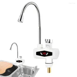 Kitchen Faucets Electric Faucet Water Heater 220V Tap LED Digital Display Fast Heating Instant